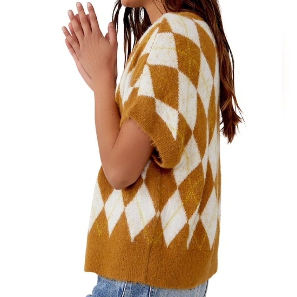 FP ARGYLE SWEATER VEST - Picture 3 of 3